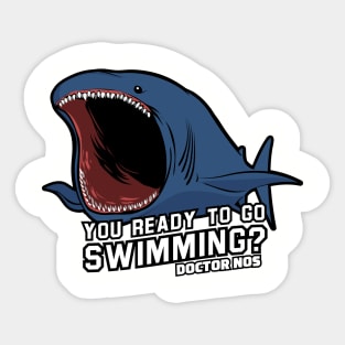 Are you ready to go swimming? Sticker